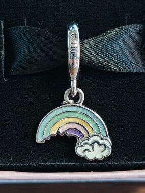 Authentic Pandora Rainbow of Love Dangle Charm – 797016ENMX Sterling Silver